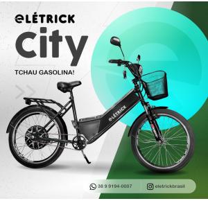 BICICLETA ELÉTRICA CITY 800W PRETA