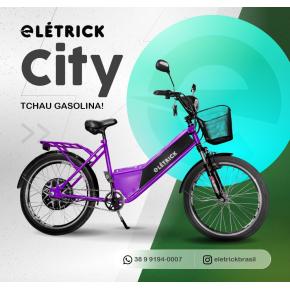 BICICLETA CITY 800W VIOLETA       - consulte frete grátis pra sua cidade                                     