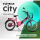 BICICLETA CITY 800W VERMELHA     - consulte frete grátis pra sua cidade                                     