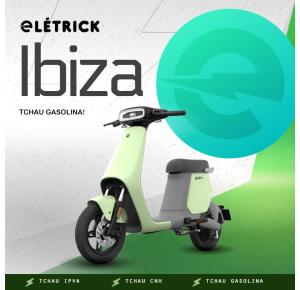 SCOOTER ELÉTRICA IBIZA VERDE LÍTIO