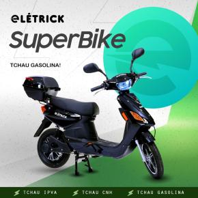 SUPERBIKE 1000W 60V 25AH LITIO PRETO